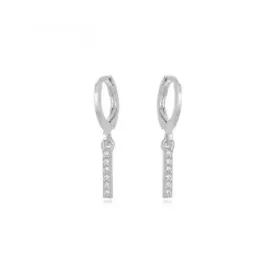 BRINCO ARGOLA PINGENTE ZIRCONIA CRISTAL