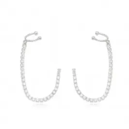 BRINCO EAR LINE RIVIERA CRISTAL