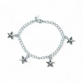 PULSEIRA PINGENTE ESTRELAS LISA