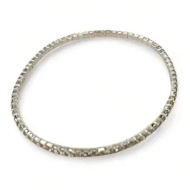 PULSEIRA ELASTICO ZIRCONIA CRISTAL