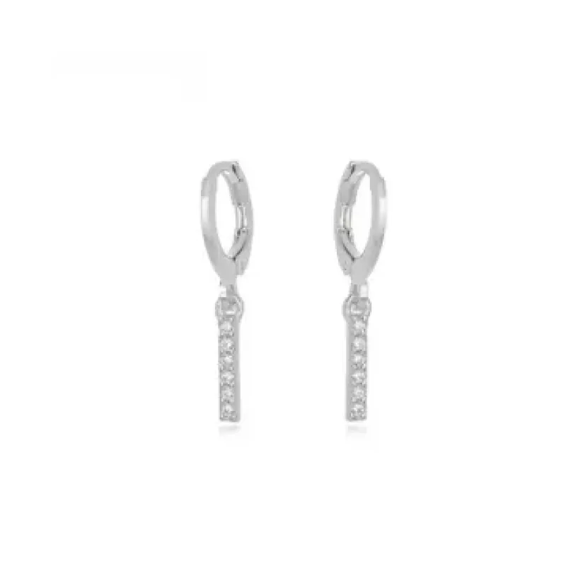 BRINCO ARGOLA PINGENTE ZIRCONIA CRISTAL