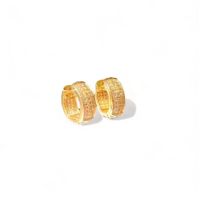 BRINCO ARGOLA ZIRCONIA CRISTAL