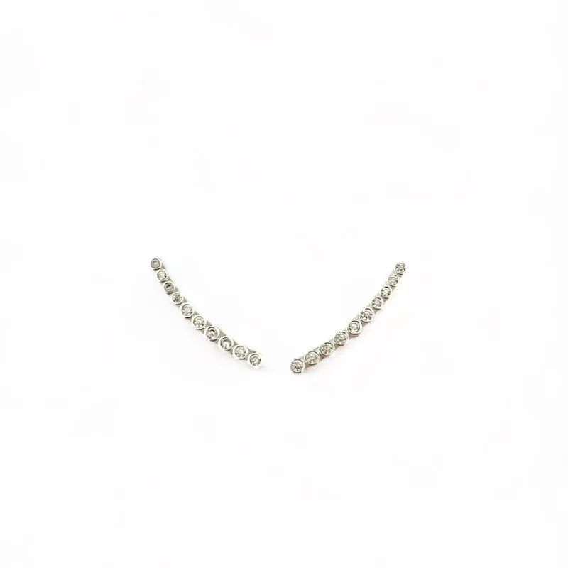 BRINCO EAR CUFF BOLINHA ZIRCONIA