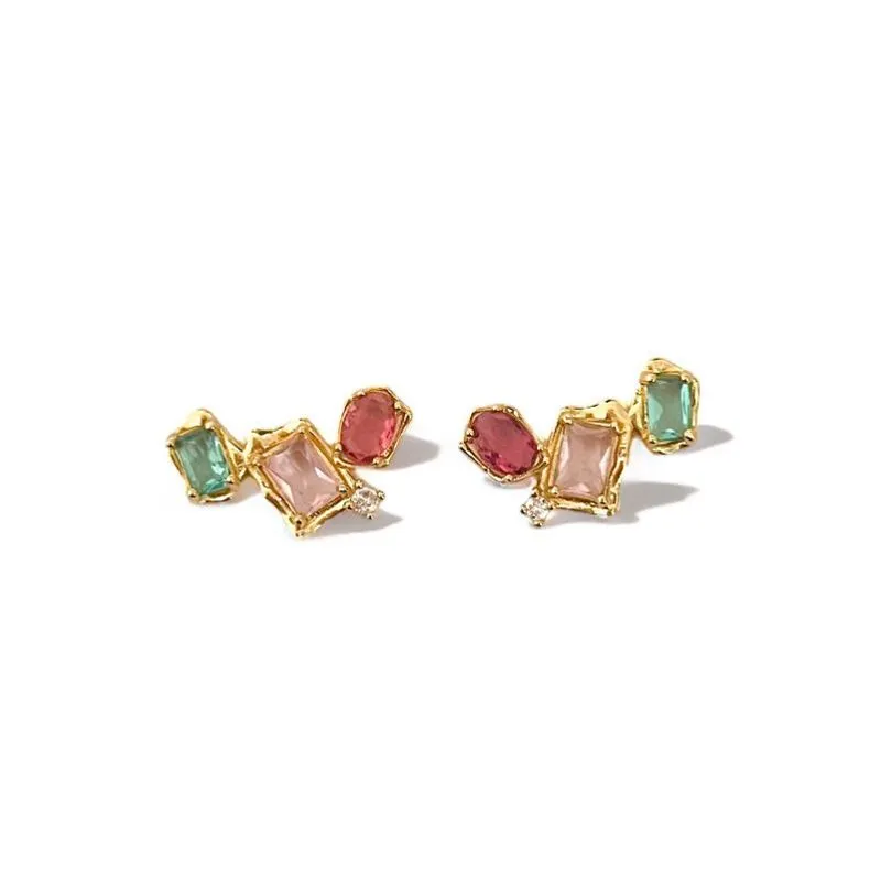 BRINCO EAR CUFF CRISTAIS COLOR