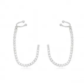 BRINCO EAR LINE RIVIERA CRISTAL