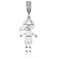 COLAR MENINO ZIRCONIA CRISTAL