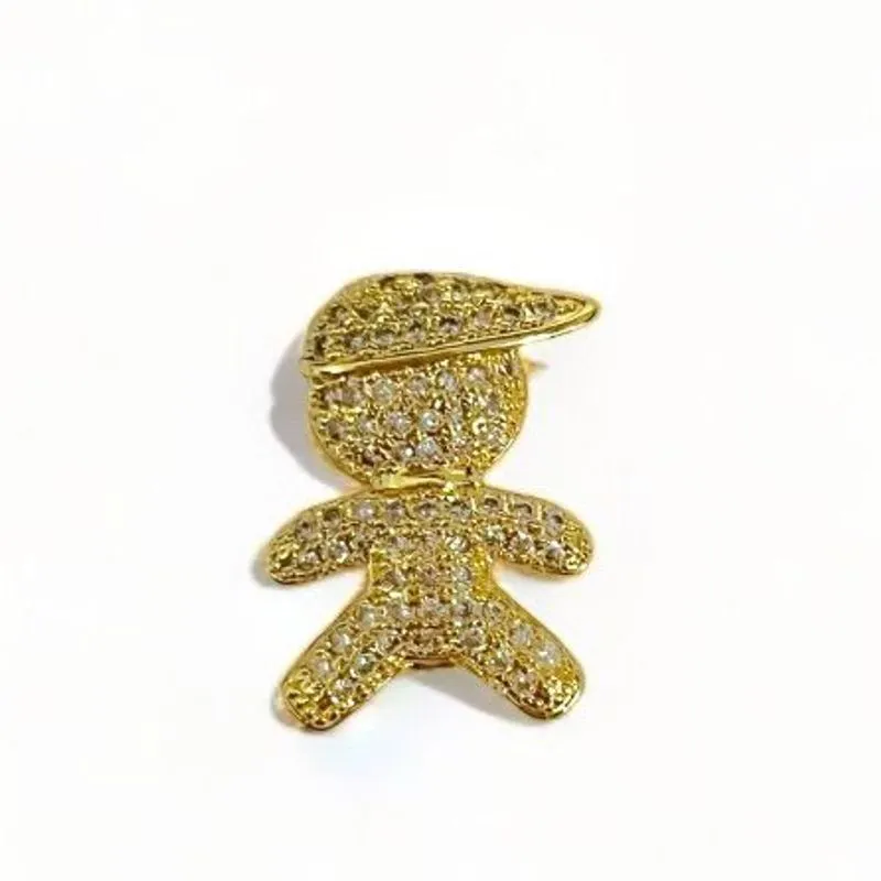 PINGENTE MENINO ZIRCONIA CRISTAL